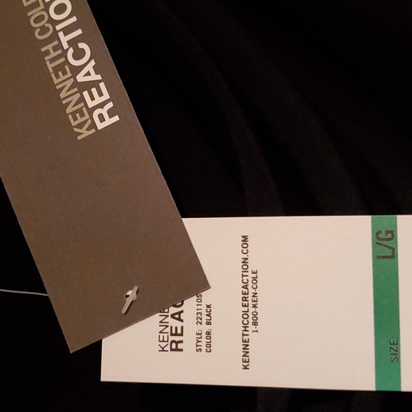 Ladies sleeveless Kenneth Cole Reaction size large black top - Picture 3 of 9